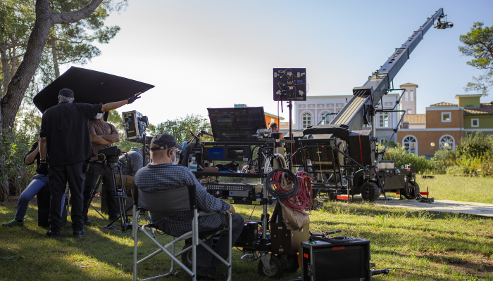 Brandon Cronenberg’s <em>Infinity Pool</em> filming in Šibenik, Croatiarelated image