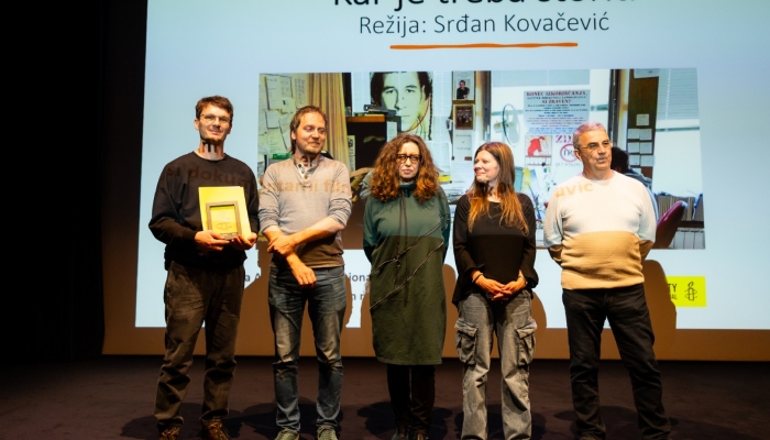 Filmu<em> Ono što treba činiti</em> Srđana Kovačevića nagrada na 28. Festivalu dokumentarnog filma u Slovenijipovezana slika