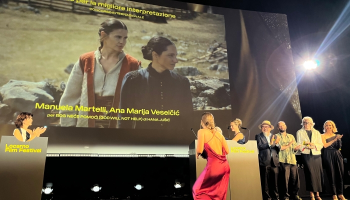 Manuela Martelli i Ana Marija Veselčić (<em>Bog neće pomoći</em>) osvojile nagradu za najbolju glumačku izvedbu u Locarnupovezana slika