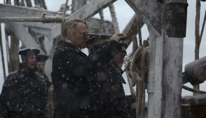 Pag okovan snijegom i ledom u seriji <em>The Terror</em>, u produkciji Ridleyja Scottapovezana slika