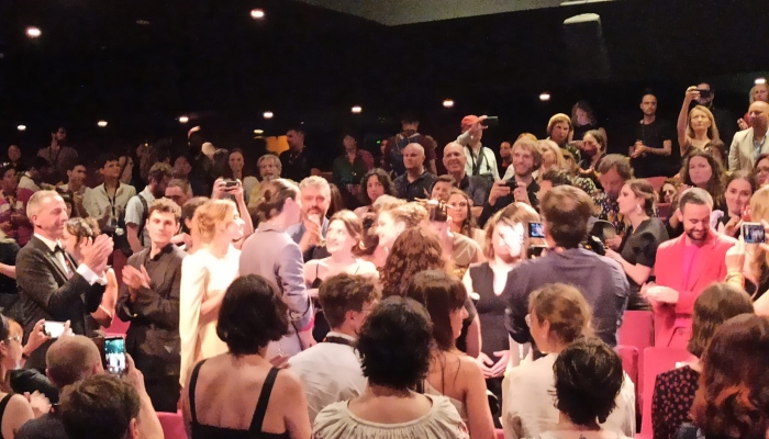 Red carpet protest and emotional audience response mark <em>Butterfly Vision</em> world premiere at Cannesrelated image
