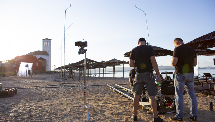 Brandon Cronenberg’s <em>Infinity Pool</em> filming in Šibenik, Croatiarelated image