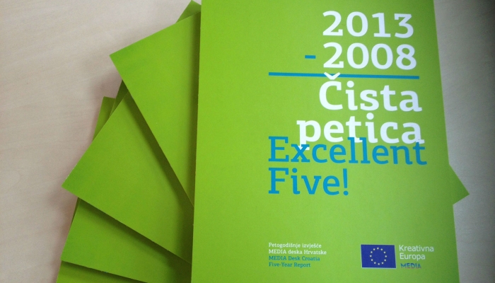 Predstavljanje brošure „Čista petica/Excellent Five“ i hrvatskih rezultata u okviru Potprograma MEDIA u 2014. godinipovezana slika