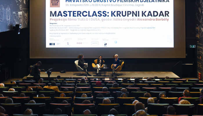 Objavljena snimka <em>masterclass</em> predavanja redateljice Ildiko Enyedi i glumice Alexandre Borbelypovezana slika