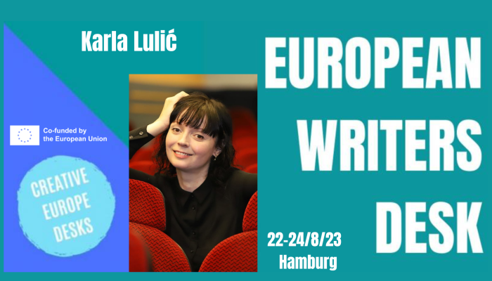 Karla Lulić na programu usavršavanja European Writers Desk u Hamburgupovezana slika