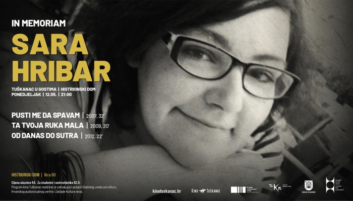 Tuškanac u gostima: program posvećen filmovima Sare Hribar u Histrionskom domupovezana slika