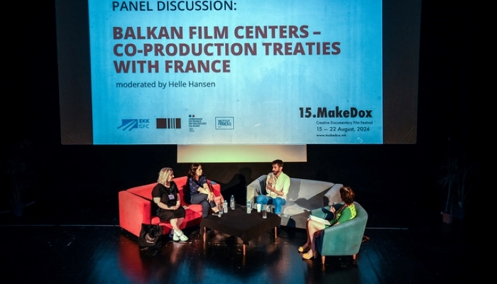 MakeCoProDox Forum: predstavljeni projekti i održan panel 'Filmski centri Balkana - ugovori o koprodukciji s Francuskom'povezana slika