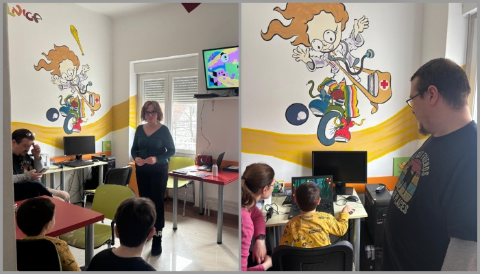 Novo, posebno izdanje programa Kino, igra, film! održano u Dječjoj bolnici Srebrnjakpovezana slika