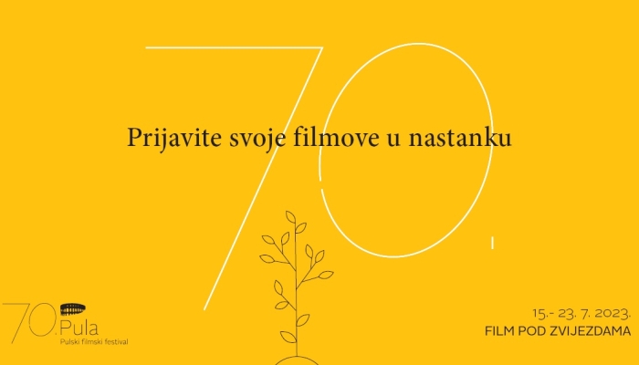 Prijave za program Pulskog filmskog festivala 'Filmovi u nastanku' do 10. lipnjapovezana slika