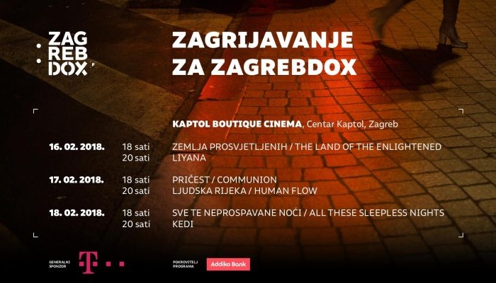 Zagrijavanje za ZagrebDox od 16. do 18. veljače u Kaptol Boutique Cinemapovezana slika