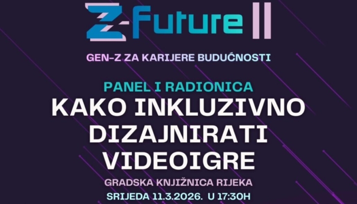 Panel-rasprava i radionica u Rijeci: 'Kako inkluzivno dizajnirati videoigre?'povezana slika