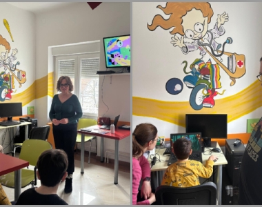 Novo, posebno izdanje programa Kino, igra, film! održano u Dječjoj bolnici Srebrnjak