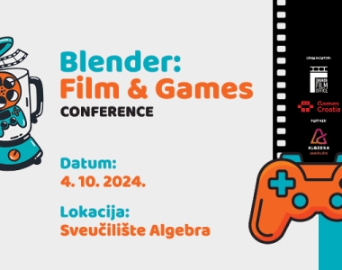 Konferencija filmske i <em>gaming</em> industrije 'Blender: Film & Games' 4. listopada u Zagrebu