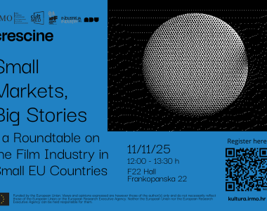 IRMO/CresCine: okrugli stol o filmskoj industriju u malim europskim zemljama na ZFF-u