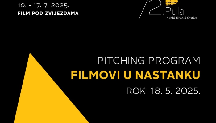 Pulski filmski festival: podsjetnik na prijave za Filmove u nastanku; približavaju se rokovi i ostalih pozivapovezana slika
