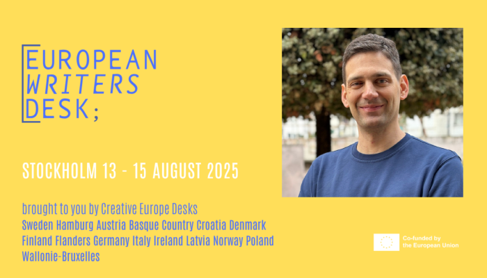 Mile Božičević sudjelovao u programu European Writers Desk kao jedini predstavnik iz Hrvatskepovezana slika