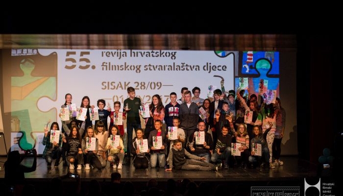Uz dodjelu nagrada zatvorena 55. Revija hrvatskoga filmskog stvaralaštva djece u Siskupovezana slika