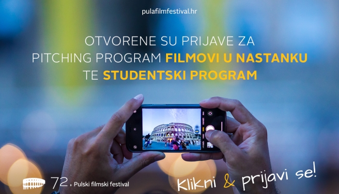 Pulski filmski festival: Otvorene prijave za pitching program Filmovi u nastanku te Studentski program koji postaje natjecateljskipovezana slika