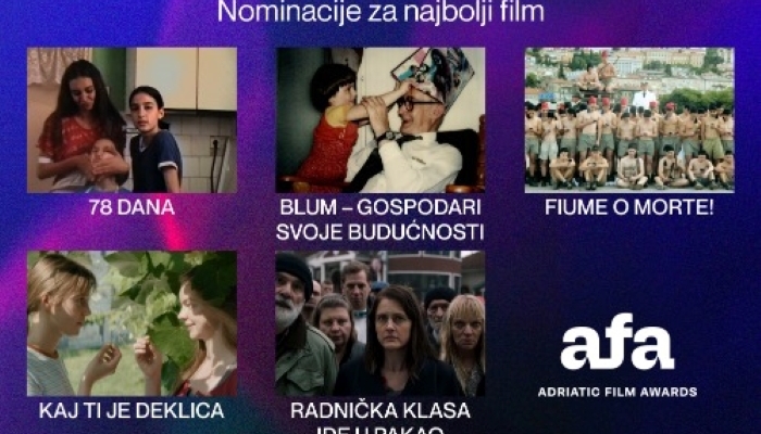 Objavljene su nominacije za Adriatic Film Awards 2025.povezana slika