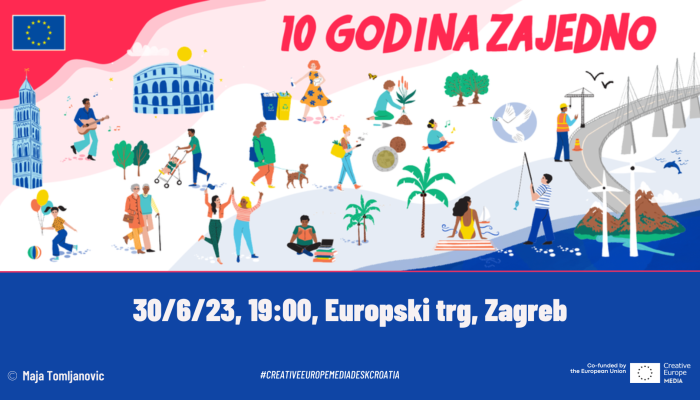DKE – Ured MEDIA Hrvatske: obilježavanje 10. godišnjice hrvatskog članstva u Europskoj unijipovezana slika