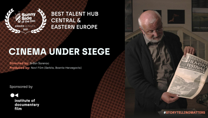 Project <em>Cinema under Siege</em> by Srđan Šarenac awarded at Sunny Side of the Doc marketrelated image